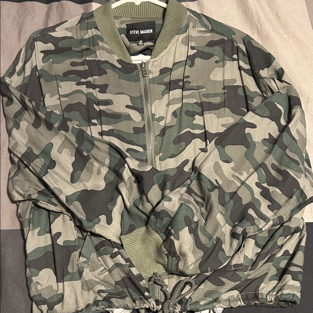 Steve Madden Green Camo Jacket